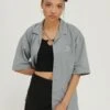 YOURTURN Unisex - Overhemdblouse - Grey -Yourturn cb4dbed163d340b5a4a4b53435d72cc6