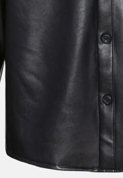 YOURTURN Unisex - Imitatieleren Jas - Black 7 YOURTURN Unisex - Imitatieleren Jas - Black -Yourturn cb82c7c791af41c49e28fe3f20256a3d