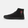 YOURTURN Unisex - Sneakers Hoog - Black/Red -Yourturn d1a923981e59445aaa0ddd8804602d15
