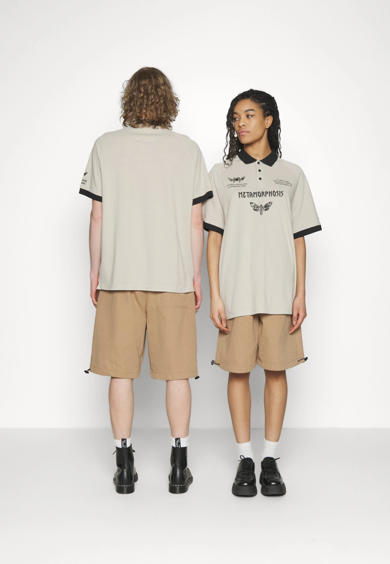 YOURTURN Genderless Parachute - Shorts - Brown 5 YOURTURN Genderless Parachute - Shorts - Brown - Afbeelding 3