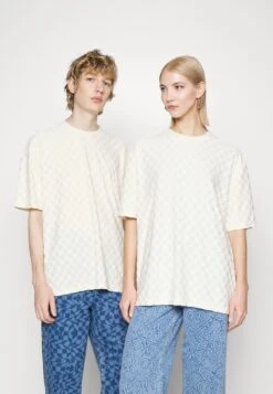 YOURTURN Unisex - T-Shirt Print - Off-White