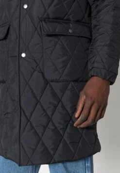 YOURTURN Coat Unisex - Halflange Jas - Black -Yourturn deb1b7acd77f4fca98e071b246799471