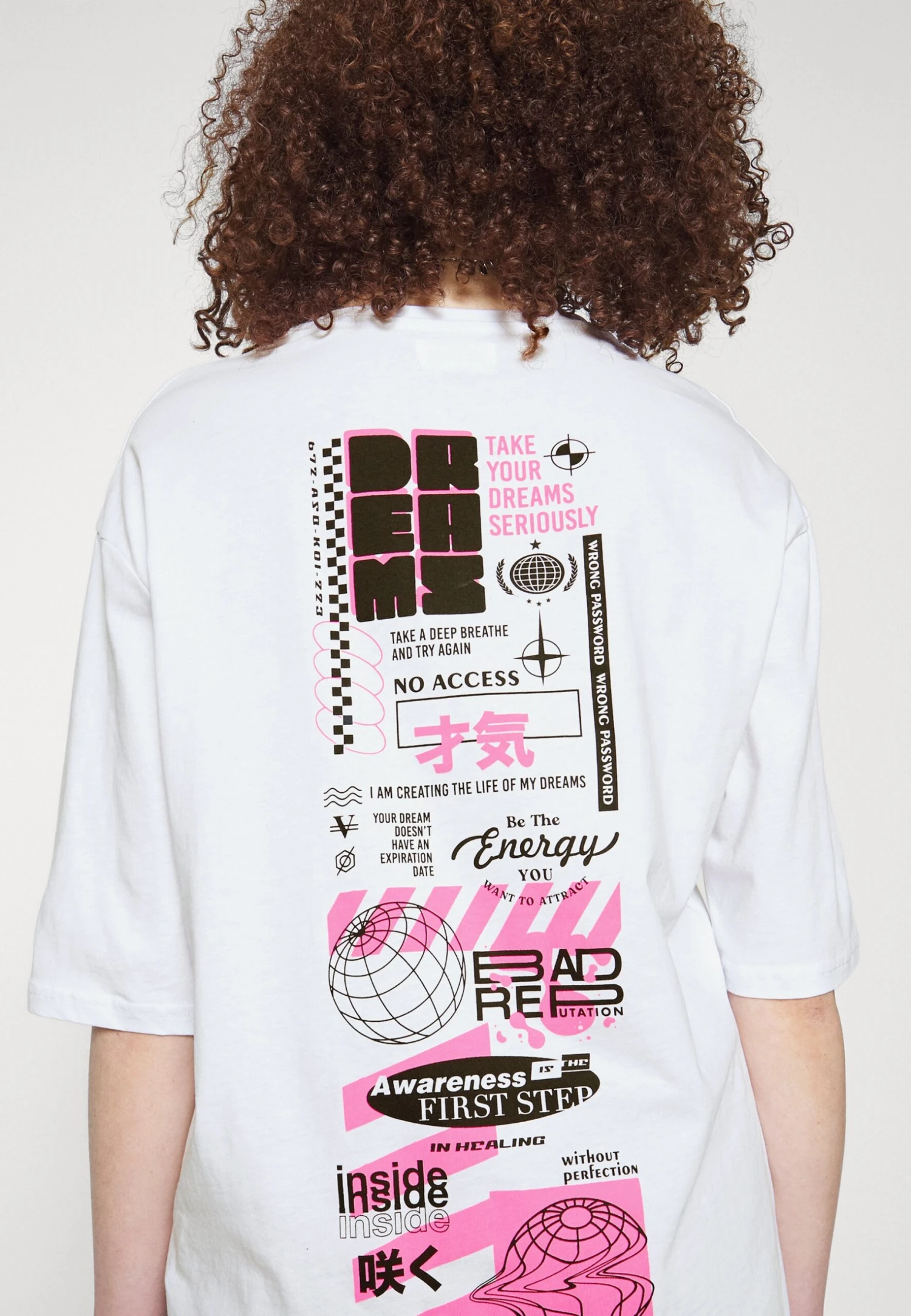 YOURTURN Unisex - T-Shirt Print - White 8 YOURTURN Unisex - T-Shirt Print - White - Afbeelding 6