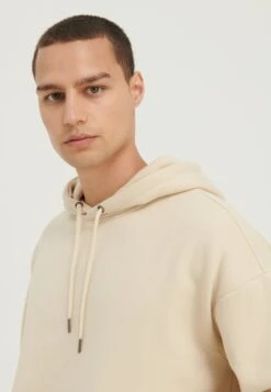 YOURTURN Unisex - Hoodie - Beige -Yourturn e46680d50fa44f18860dc73bdfafa72d