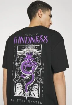 YOURTURN Dragon Graphic TeeUnisex - T-Shirt Print - Black 11 YOURTURN Dragon Graphic TeeUnisex - T-Shirt Print - Black -Yourturn e95af8e6e24d4c348b5ec6e7778186a0