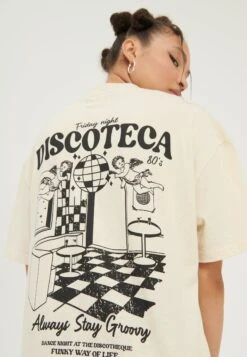 YOURTURN Unisex - T-Shirt Print - Mottled Light Brown -Yourturn effd2747a979496f960042514358cad9