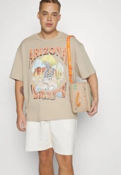 YOURTURN Unisex - T-Shirt Print - Beige -Yourturn f29c8ab954f9431ea279e67e74cf1e7f