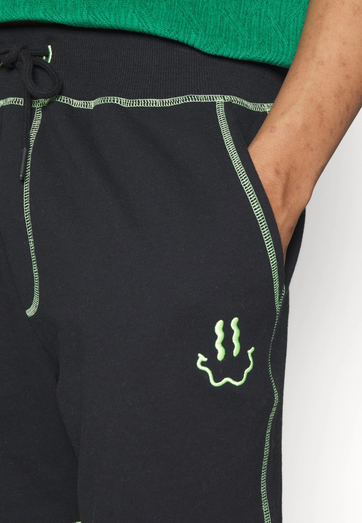 YOURTURN Unisex - Shorts - Black 8 YOURTURN Unisex - Shorts - Black - Afbeelding 6