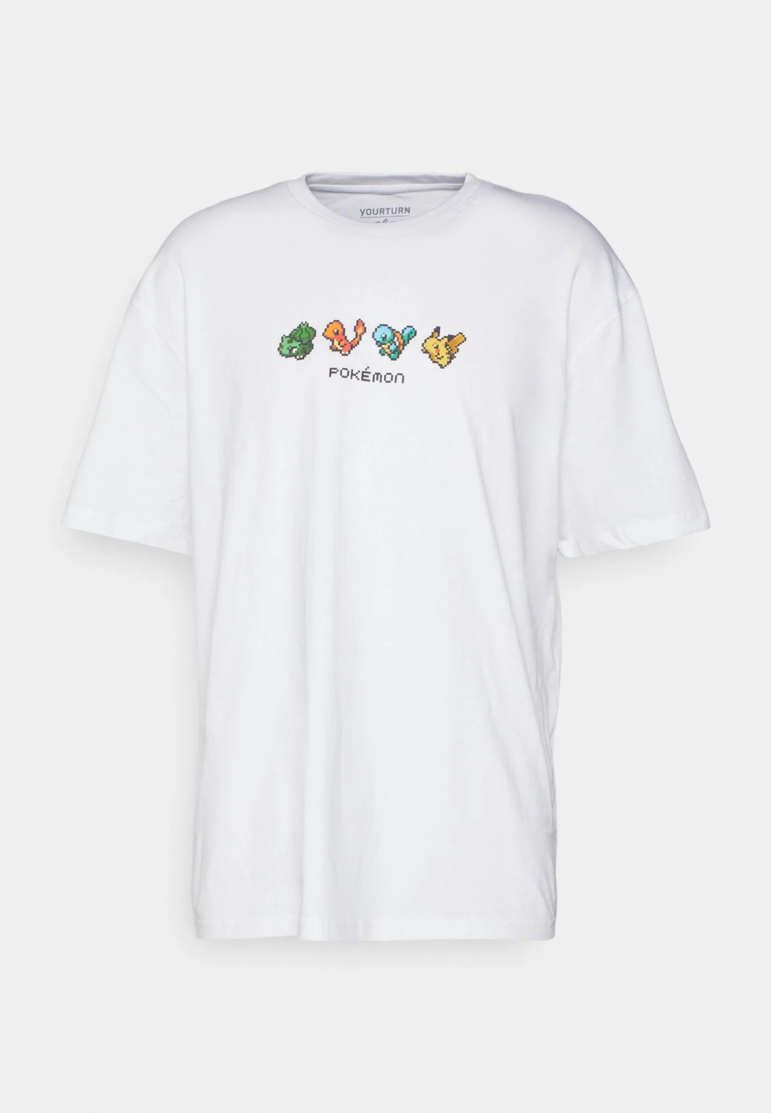 YOURTURN Pokemon Pikachu Unisex - T-Shirt Print - White 7 YOURTURN Pokemon Pikachu Unisex - T-Shirt Print - White - Afbeelding 5