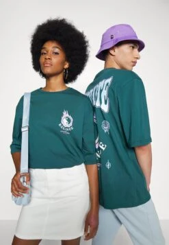 YOURTURN Unisex - T-Shirt Print - Dark Green -Yourturn fe5ef4cb5395447e83c346caef2d848b